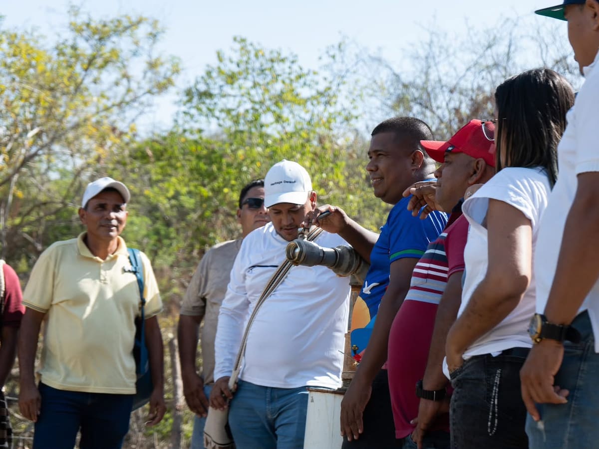 En Santa Catalina- Bolívar construyen dos pozos profundos para abastecimiento de agua