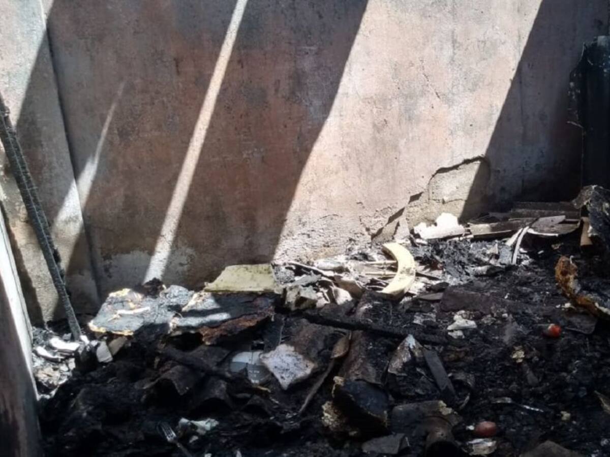 Familia afectada por incendio en Cartagena pide ayudas