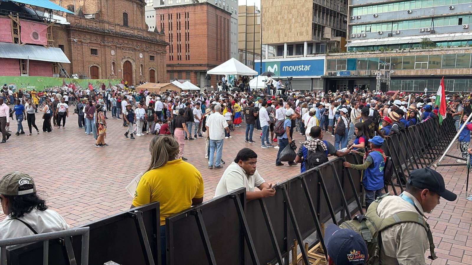 Plazoleta de San Francisco Cali / Foto: cortesía para Caracol Radio