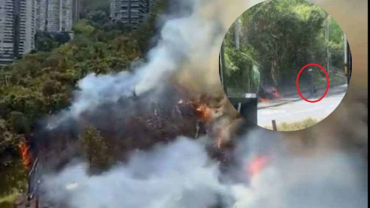 Una persona capturada está acusada de ocasionar el incendio en el retorno 2 de la Av. Las Palmas