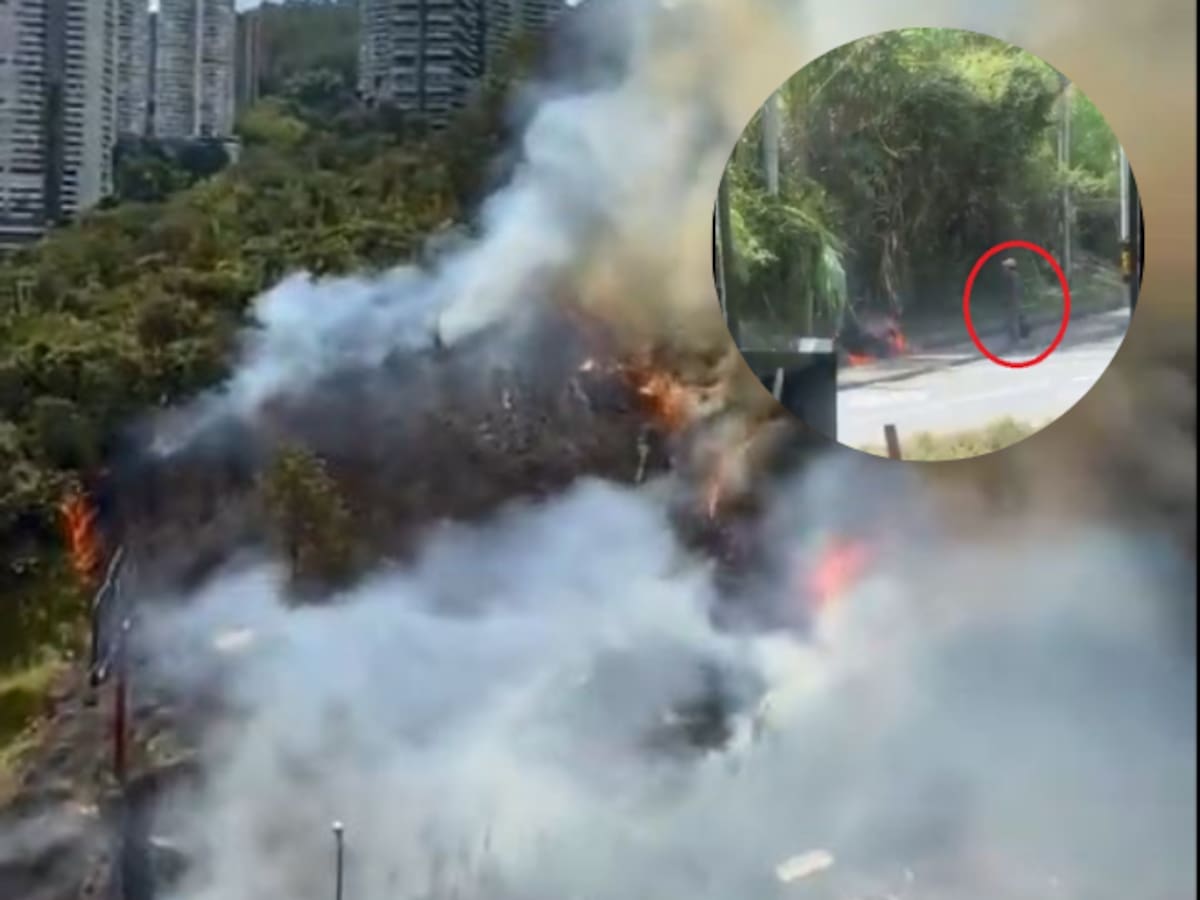 Una persona capturada está acusada de ocasionar el incendio en el retorno 2 de la Av. Las Palmas