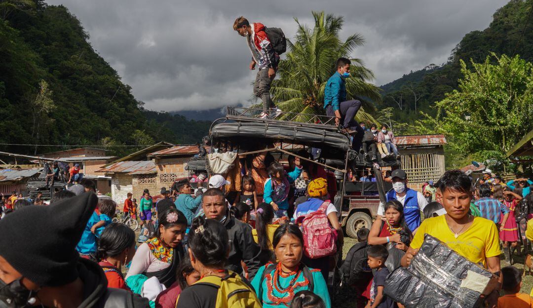 Desplazamiento del pueblo Embera.