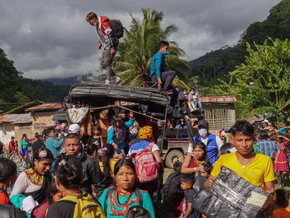 ONU: “Desplazamiento en Colombia aumentó un 198% en 2021”