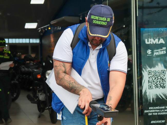 Un concesionario de motos ubicado en la carrera quinta con calle 39 de Ibagué tenía altoparlantes que excedía los niveles de ruido