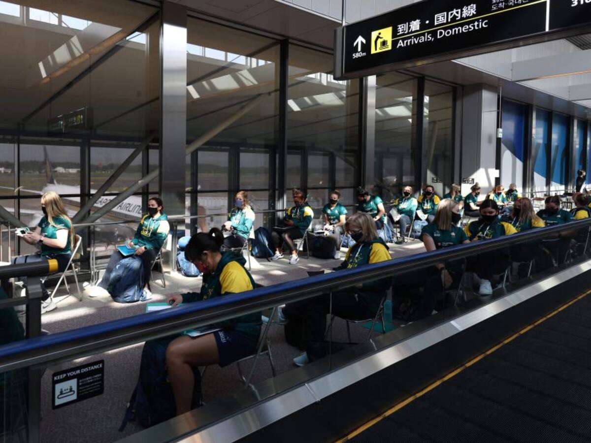 Llega el primer equipo olímpico a Japón