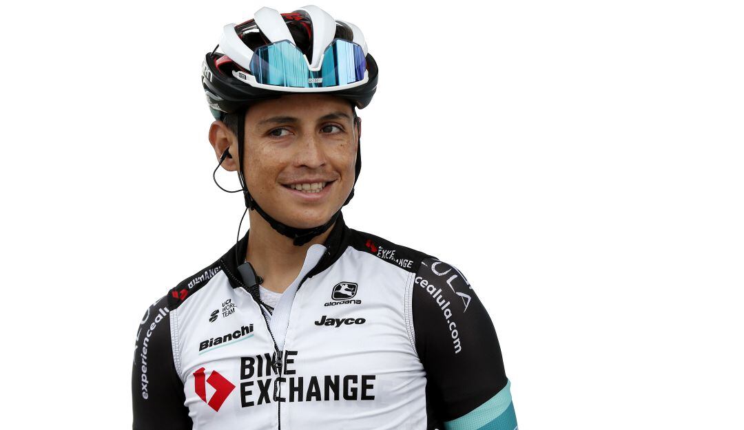 Esteban Chaves, durante su último año en el BikeExchange.