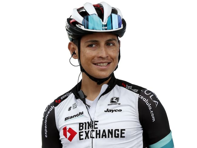 Esteban Chaves, durante su último año en el BikeExchange.
