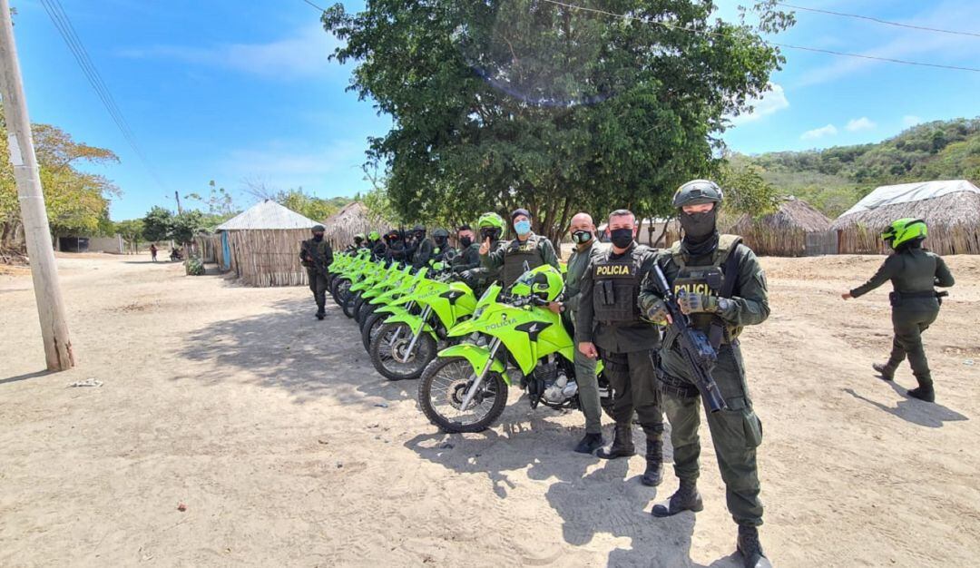 Operativos de la Policía Bolívar en El Salado, sur de Bolívar