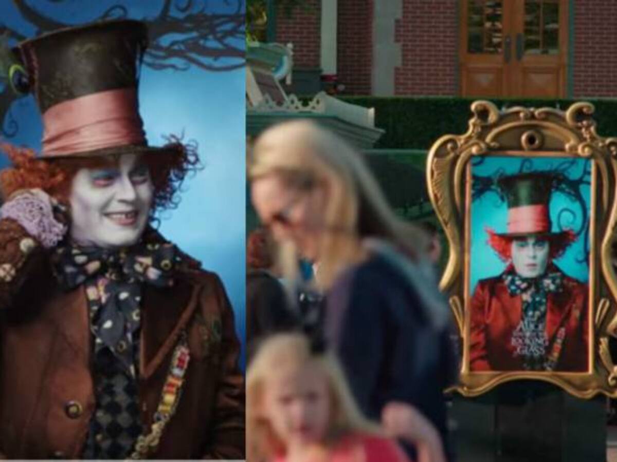Johnny Depp sorprende a sus fans antes del estreno de “Alicia a través del espejo”