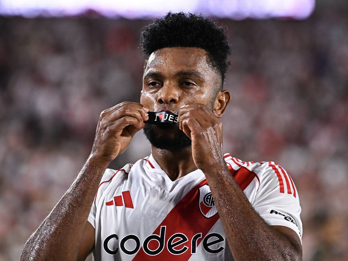 Video: Miguel Ángel Borja le dio un triunfo clave a River Plate ante Lanús