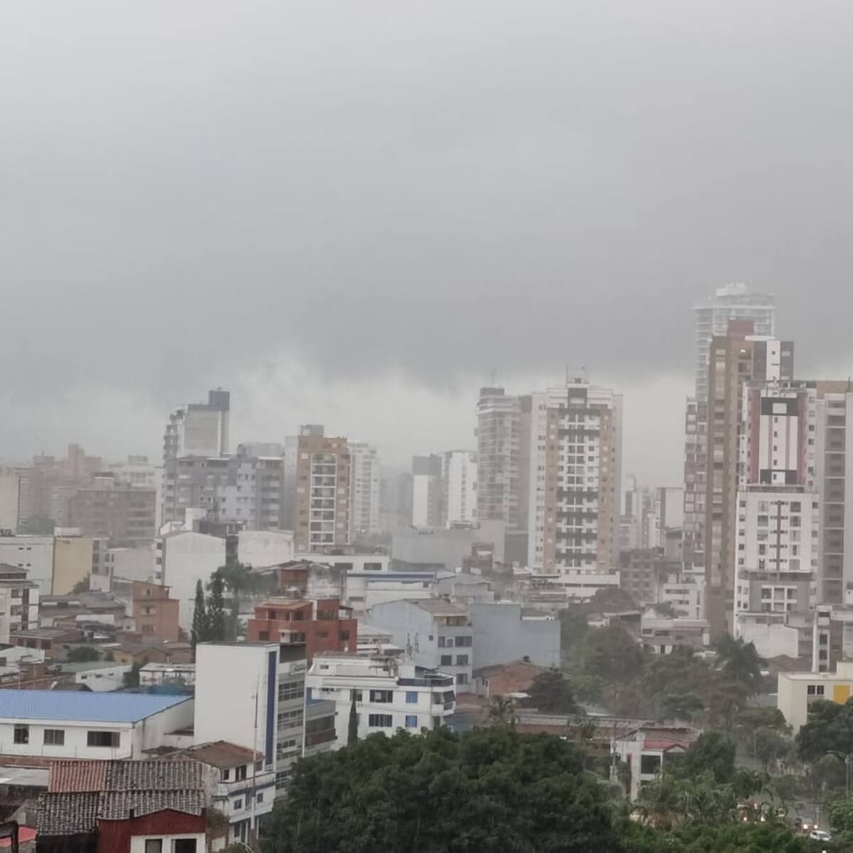 Lluvias en el área metropolitana de Bucaramanga, autoridades están en alerta