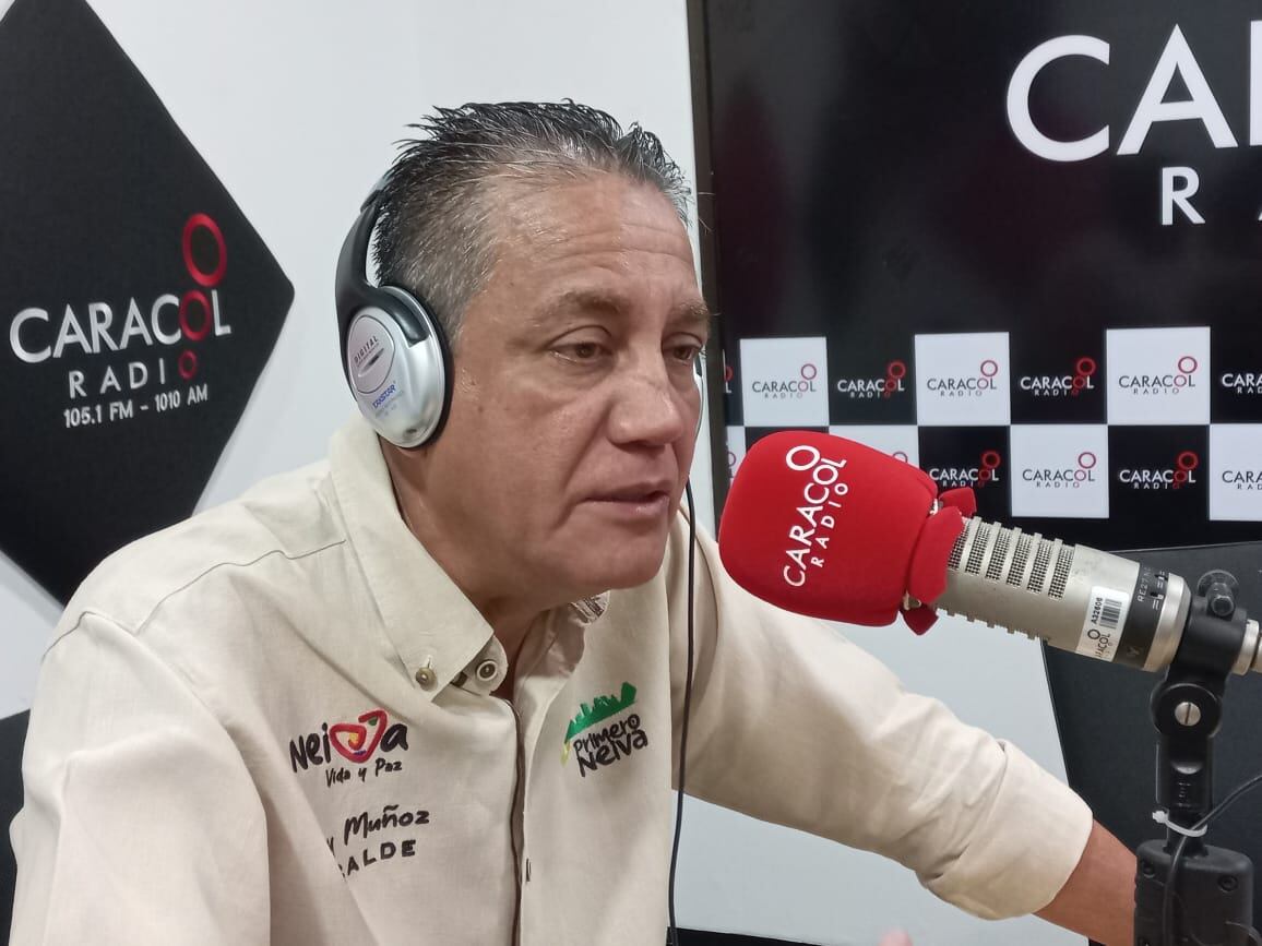 Foto: Caracol Radio-Alcalde de Neiva Gorky Muñoz