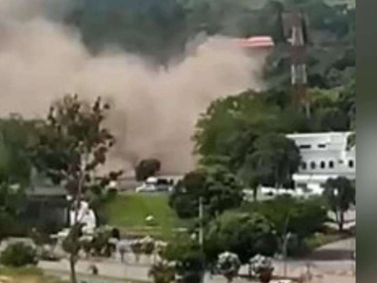 Explosión en planta de cemento de Floridablanca