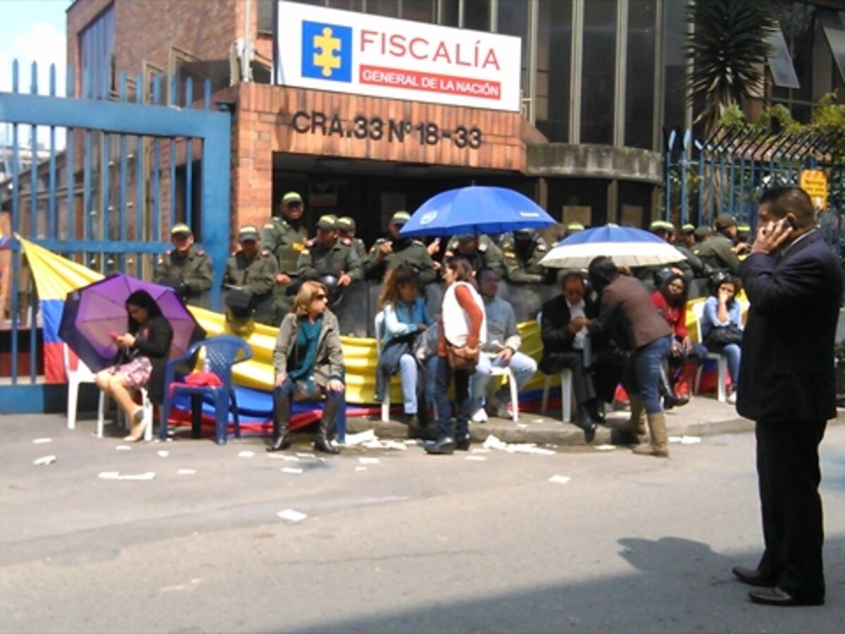Disturbios en edificio de la Fiscalía por paro judicial