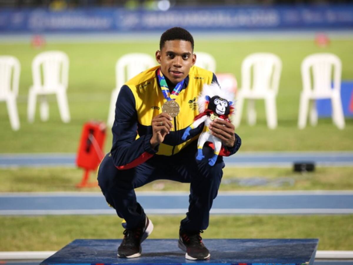 Bernardo Baloyes se cuelga otro Oro en el atletismo para Colombia