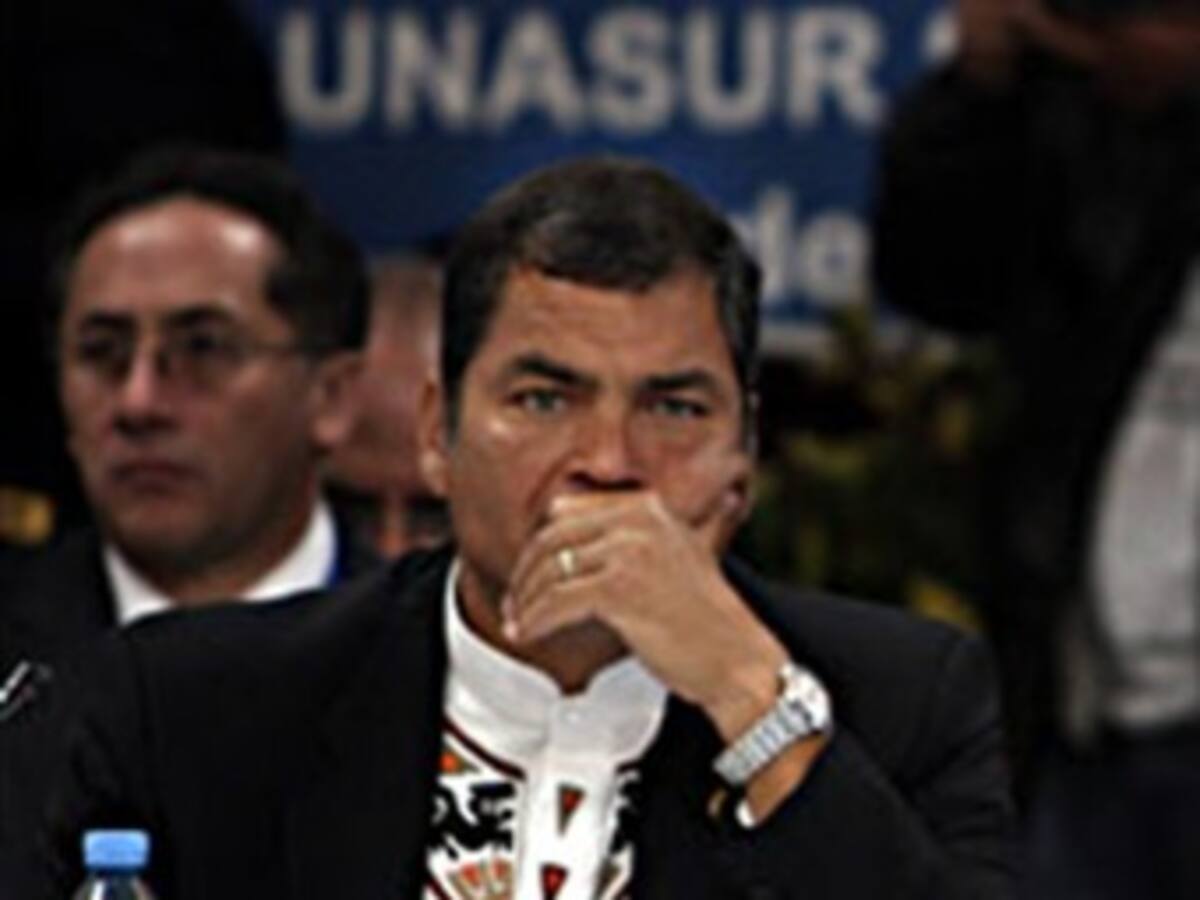 Correa arremete contra Colombia y dice que Plan Colombia es un fracaso