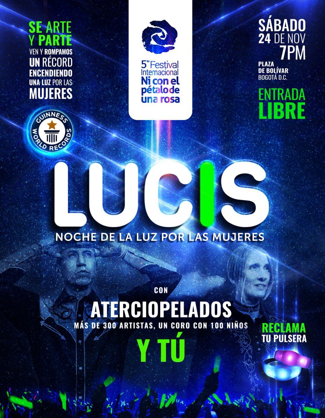 "Será una noche hermosa y segura para las mujeres" Alejandra Borrero. 