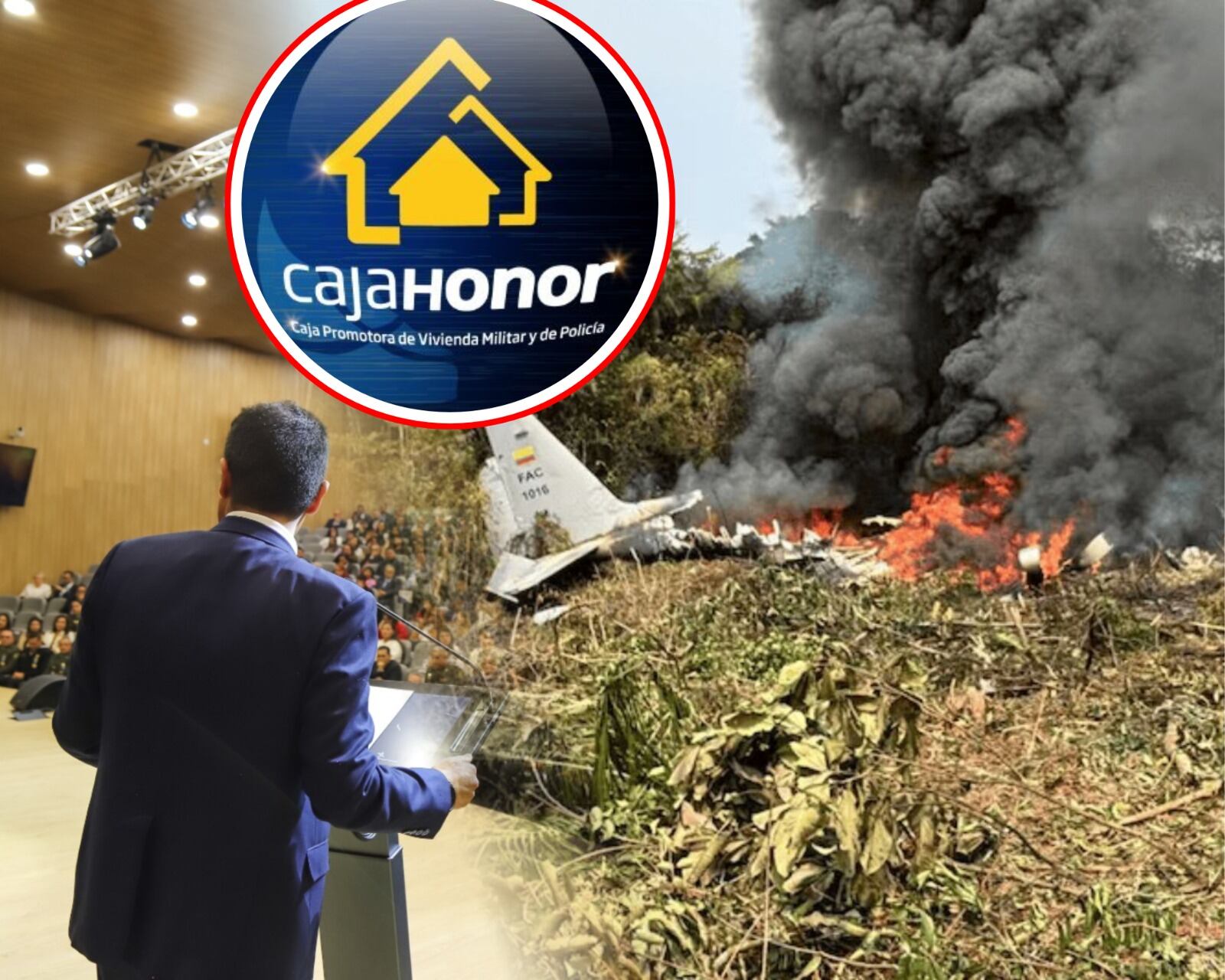 Caja Honor anunció vivienda a las 56 familias de los uniformados fallecidos en Puerto Leguízamo. (Foto: cortesía Caja Honor)