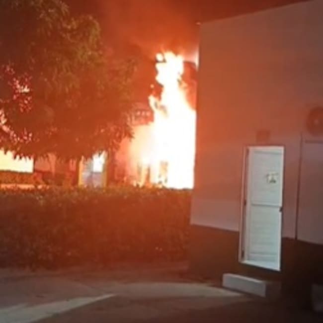 Incendio en Arjona. // Captura de pantalla