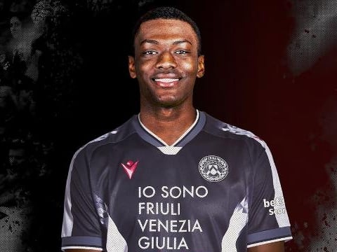 Juan David Arizala, nuevo jugador del Udinese / Twitter: @Udinese_1896.