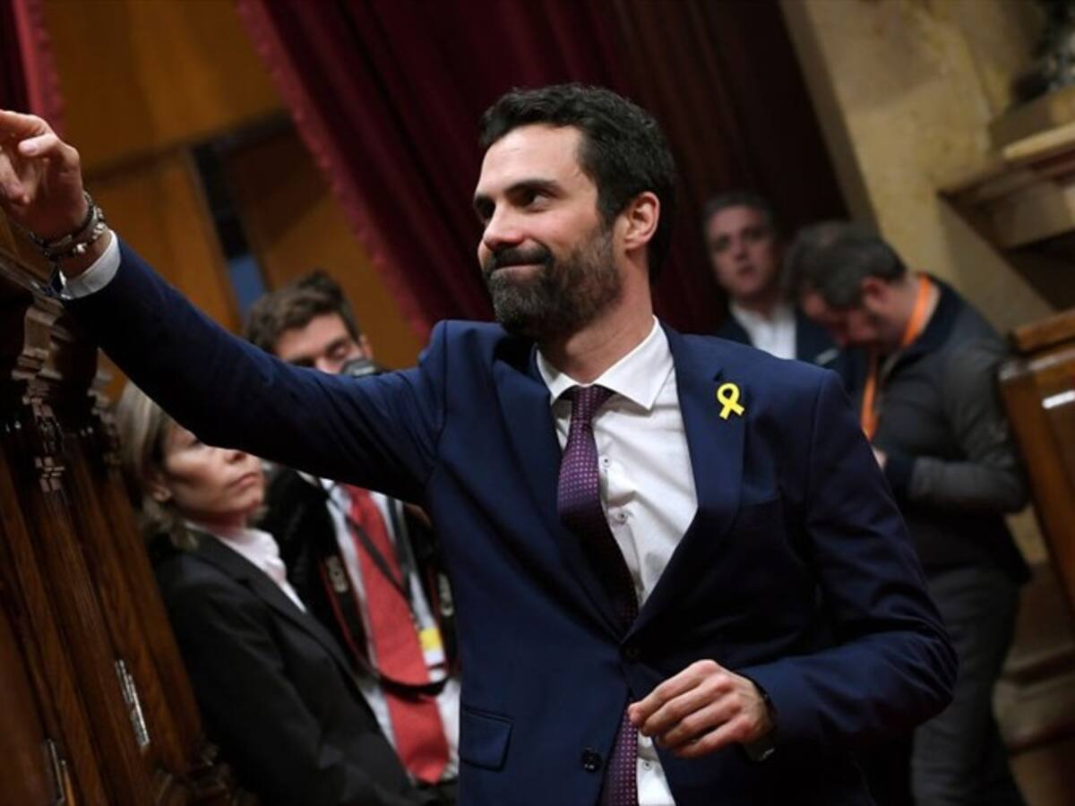 Roger Torrent es el nuevo presidente del Parlamento catalán