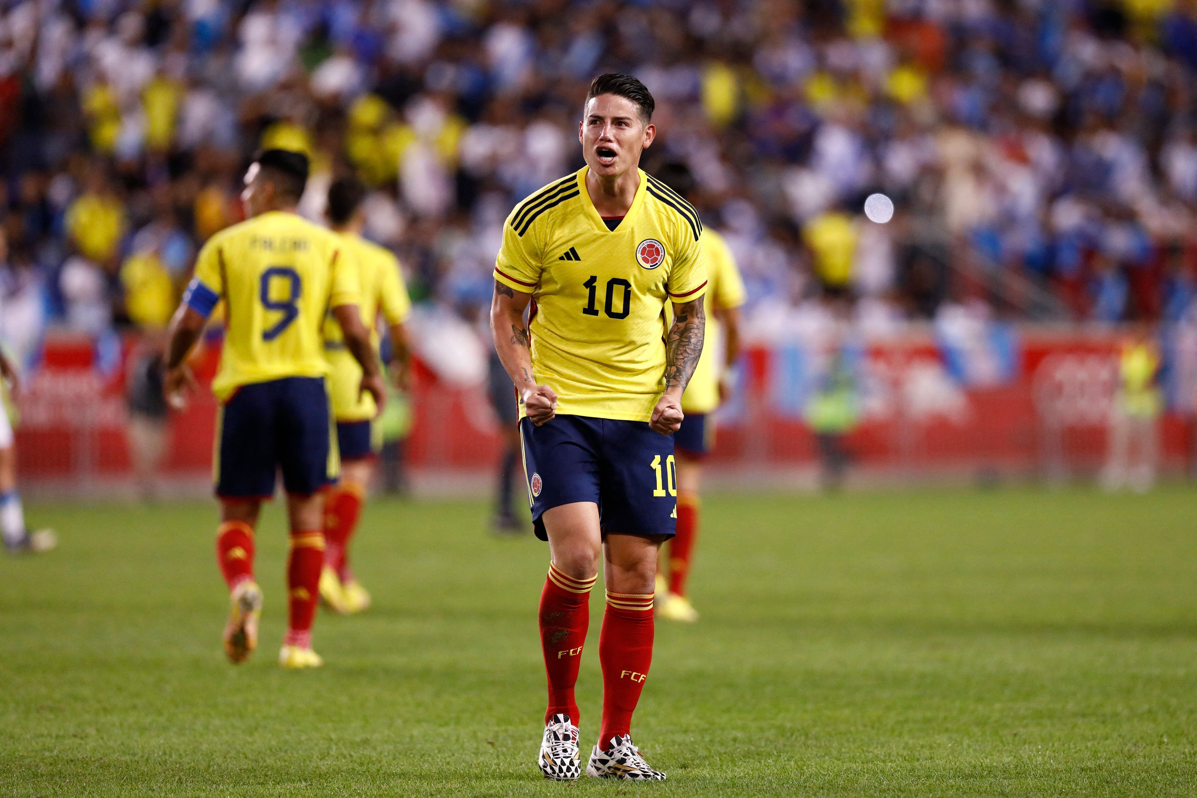 James Rodríguez anotó en la victoria de Colombia frente a Guatemala.