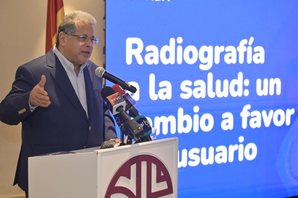 Superintendente de Salud, Ulahí Beltrán López, en medio de la socialización de resultados en este 2023.