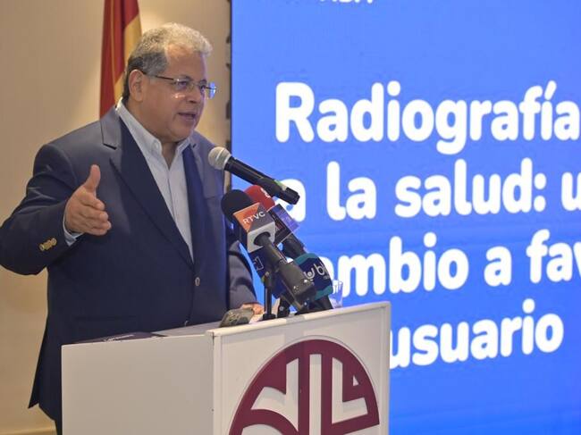 Superintendente de Salud, Ulahí Beltrán López, en medio de la socialización de resultados en este 2023.