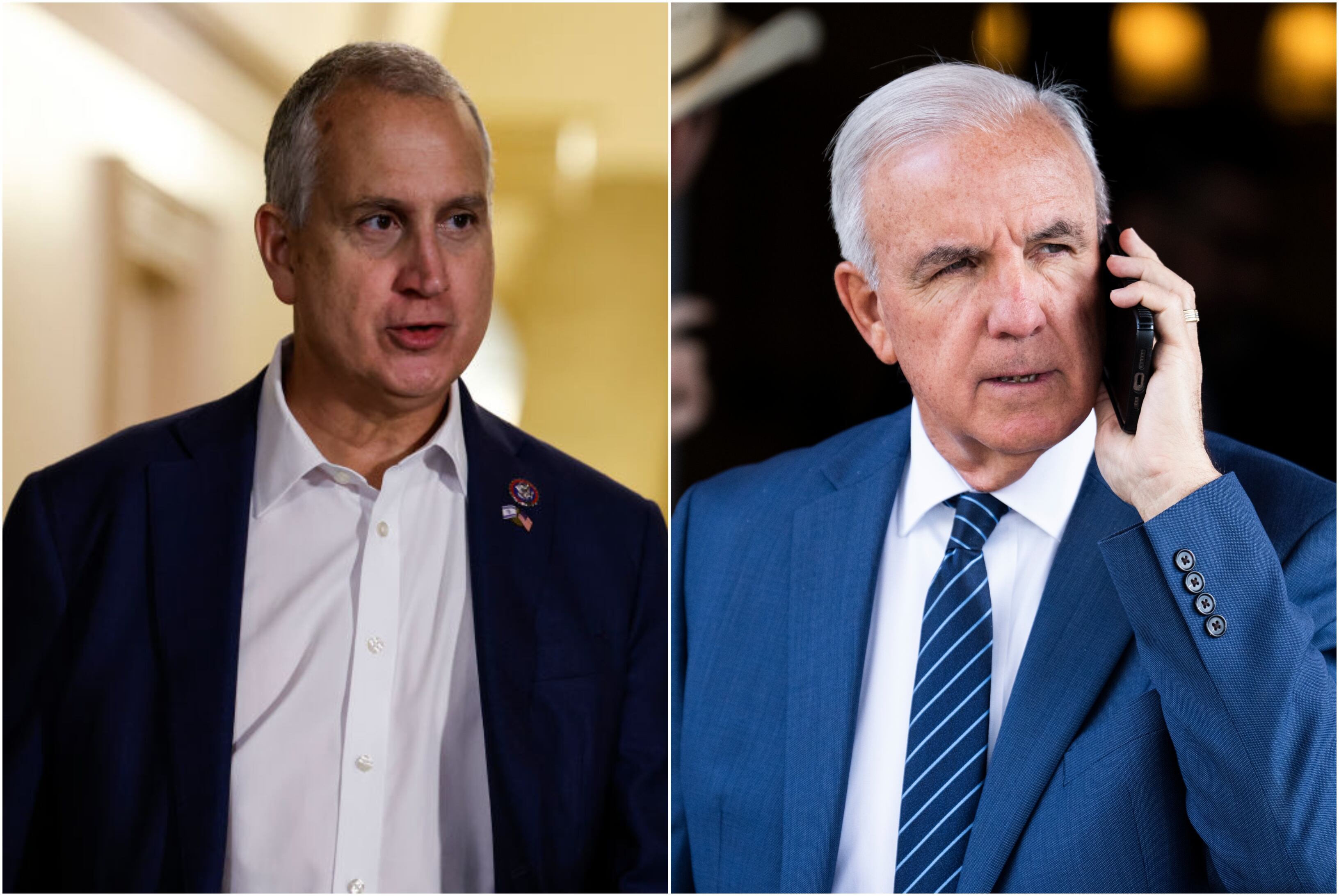 Los congresistas estadounidenses, Carlos Giménez y Mario Díaz - Balart