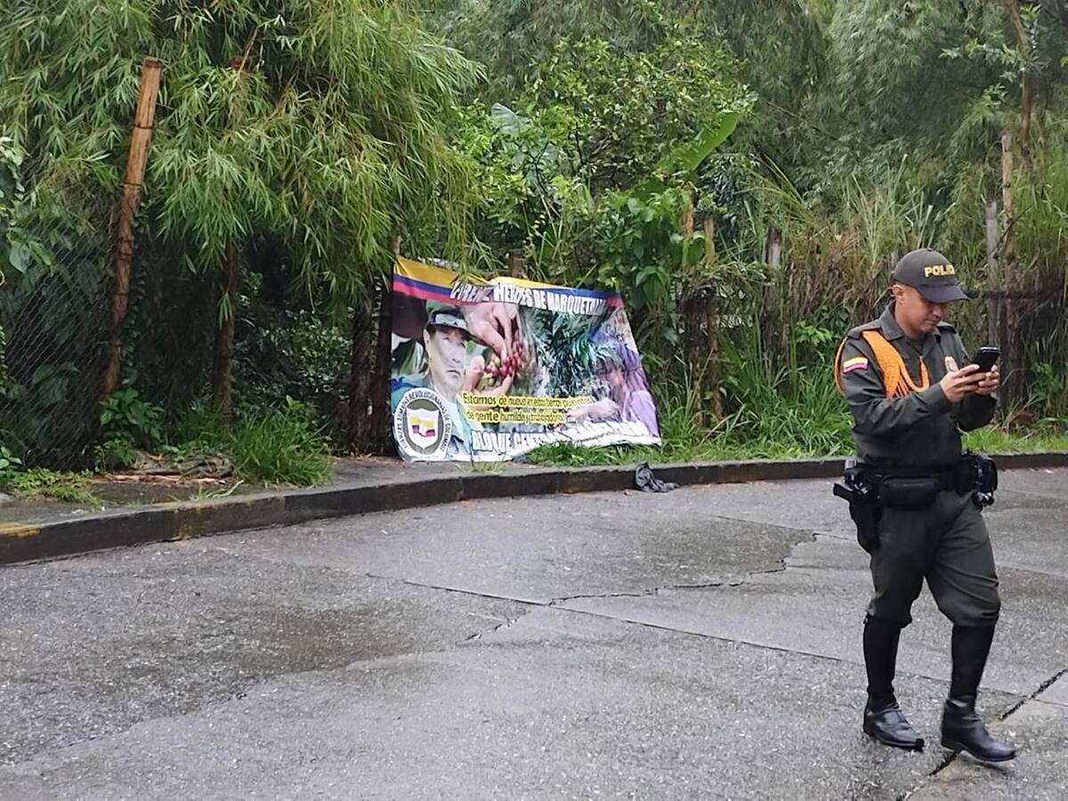 ¿Qué dijo gobernador del Quindío sobre letreros y pancartas alusivas a disidencias Farc?