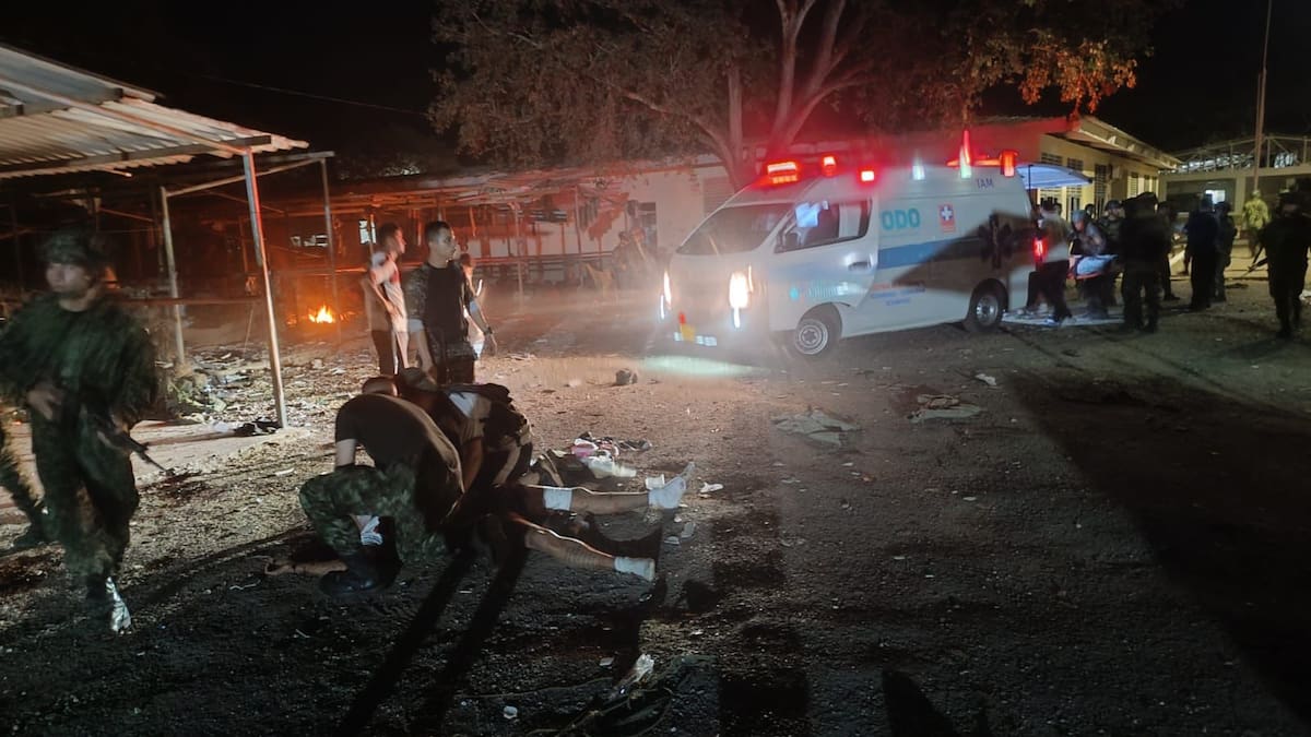Ataque terrorista a base militar de Aguachica, Cesar, deja al menos 6 muertos y 32 heridos