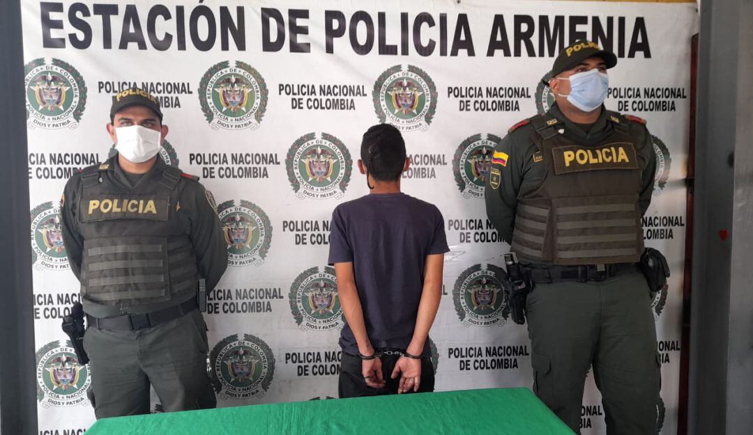 Capturado por violencia intrafamiliar en Armenia