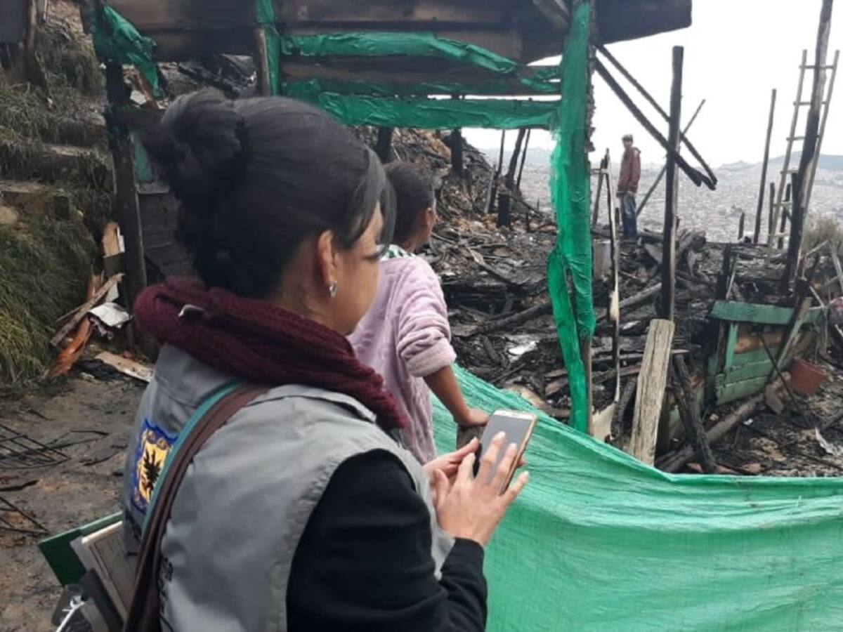 Siete familias lo perdieron todo por voraz incendio en el centro