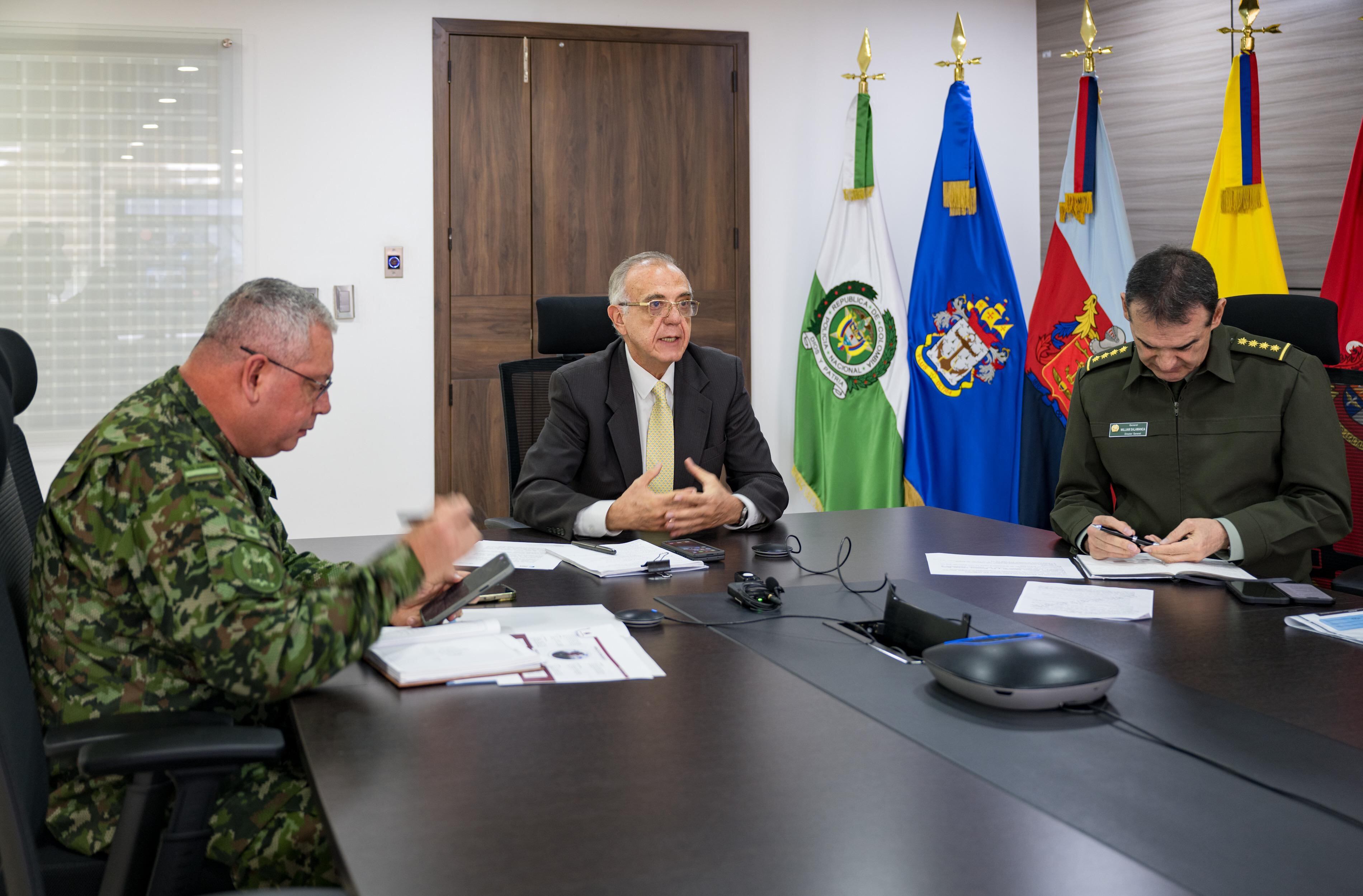 Consejo de seguridad en Cali.