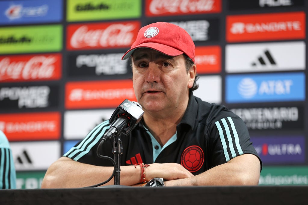 Néstor Lorenzo durante rueda de prensa // Getty Images
