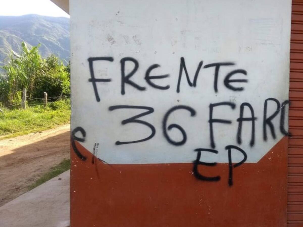 Un muerto y dos capturados de las disidencias del frente 36 en Guadalupe