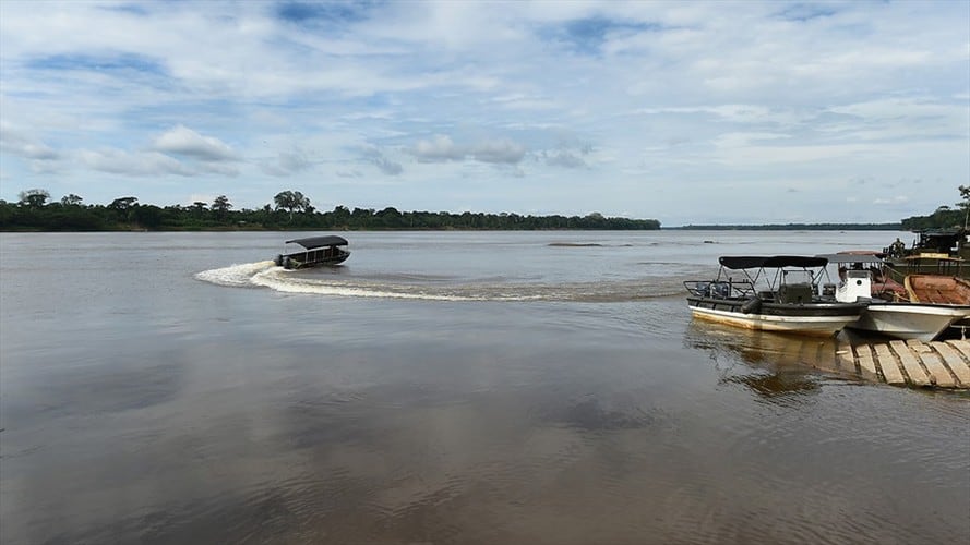 Alerta Roja por aumento de niveles en el río Inírida. Foto: