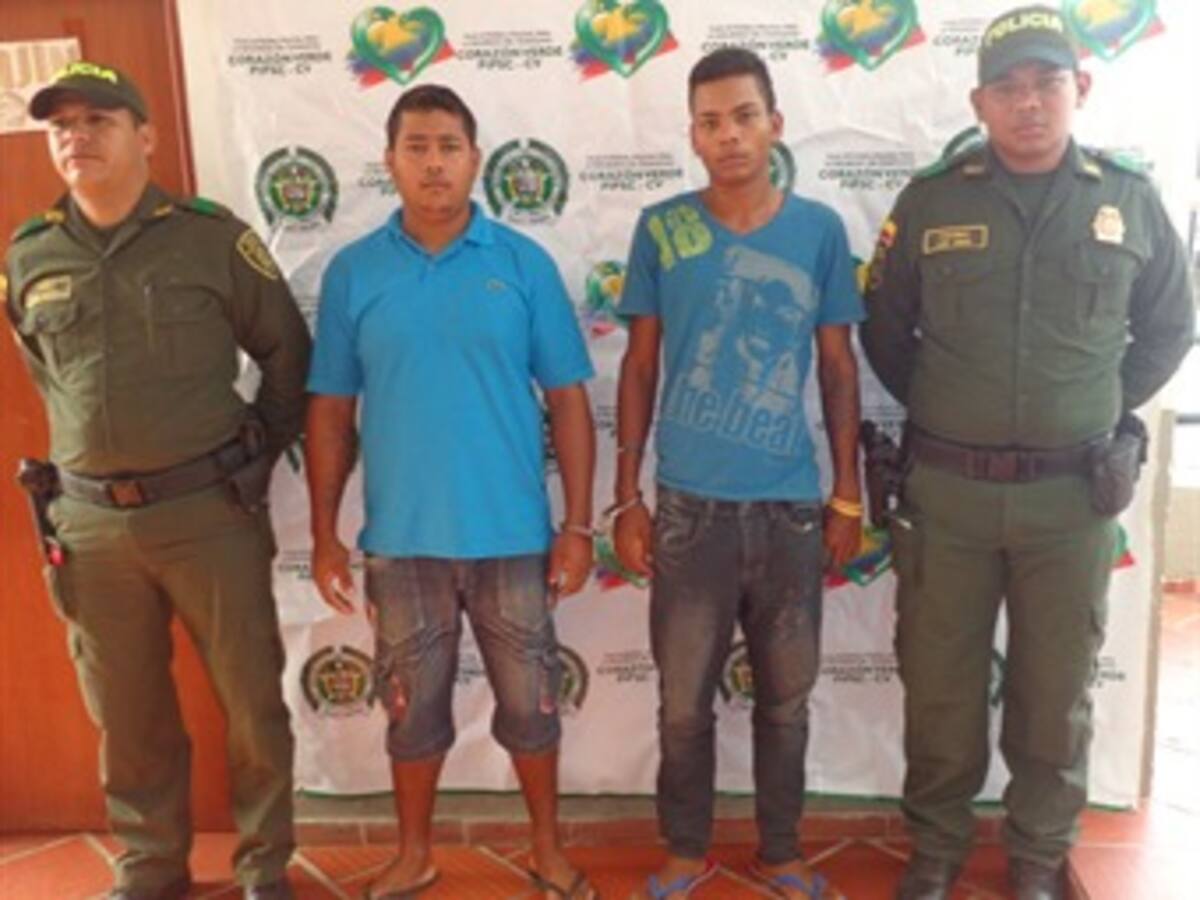 Policía captura dos presuntos violadores en San Jacinto, Bolívar