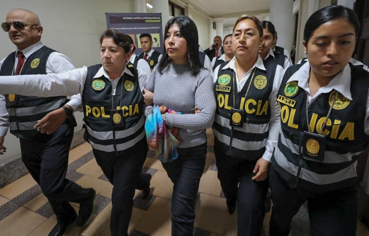 Exprimera ministra, Betssy Chávez. Foto: Handout / Peruvian Judiciary / AFP)