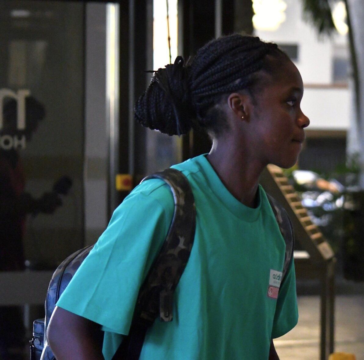 Linda Caicedo en su llegada a la concentración de la Selección Colombia / FCF.