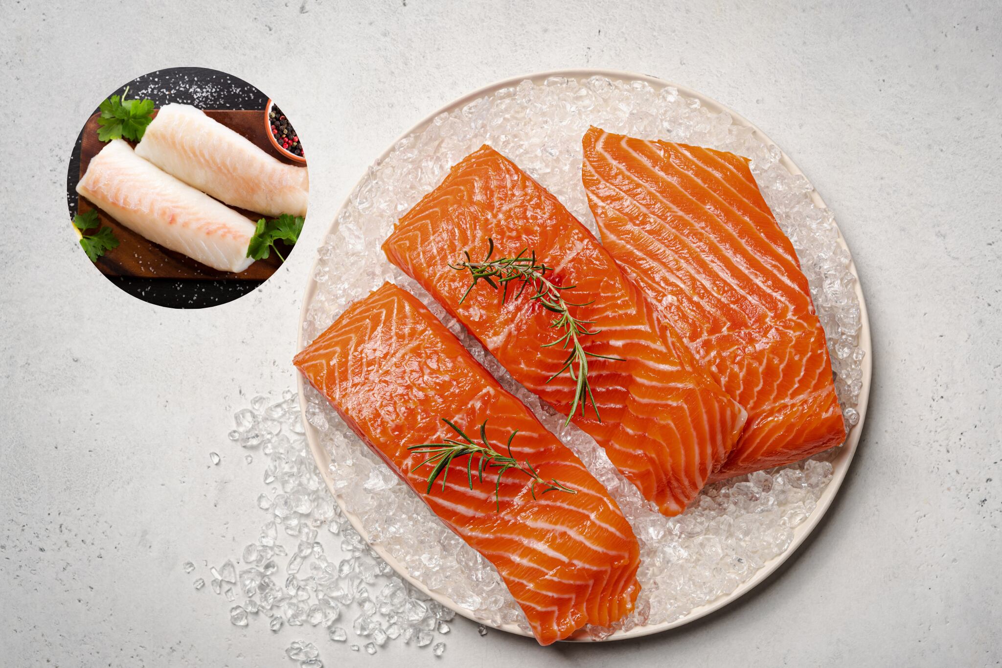 Diferencias entre el salmón rosado y el blanco - Getty Images