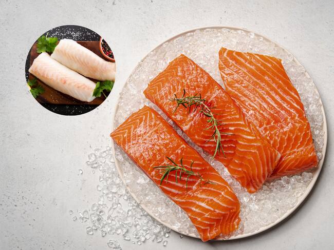 Diferencias entre el salmón rosado y el blanco - Getty Images