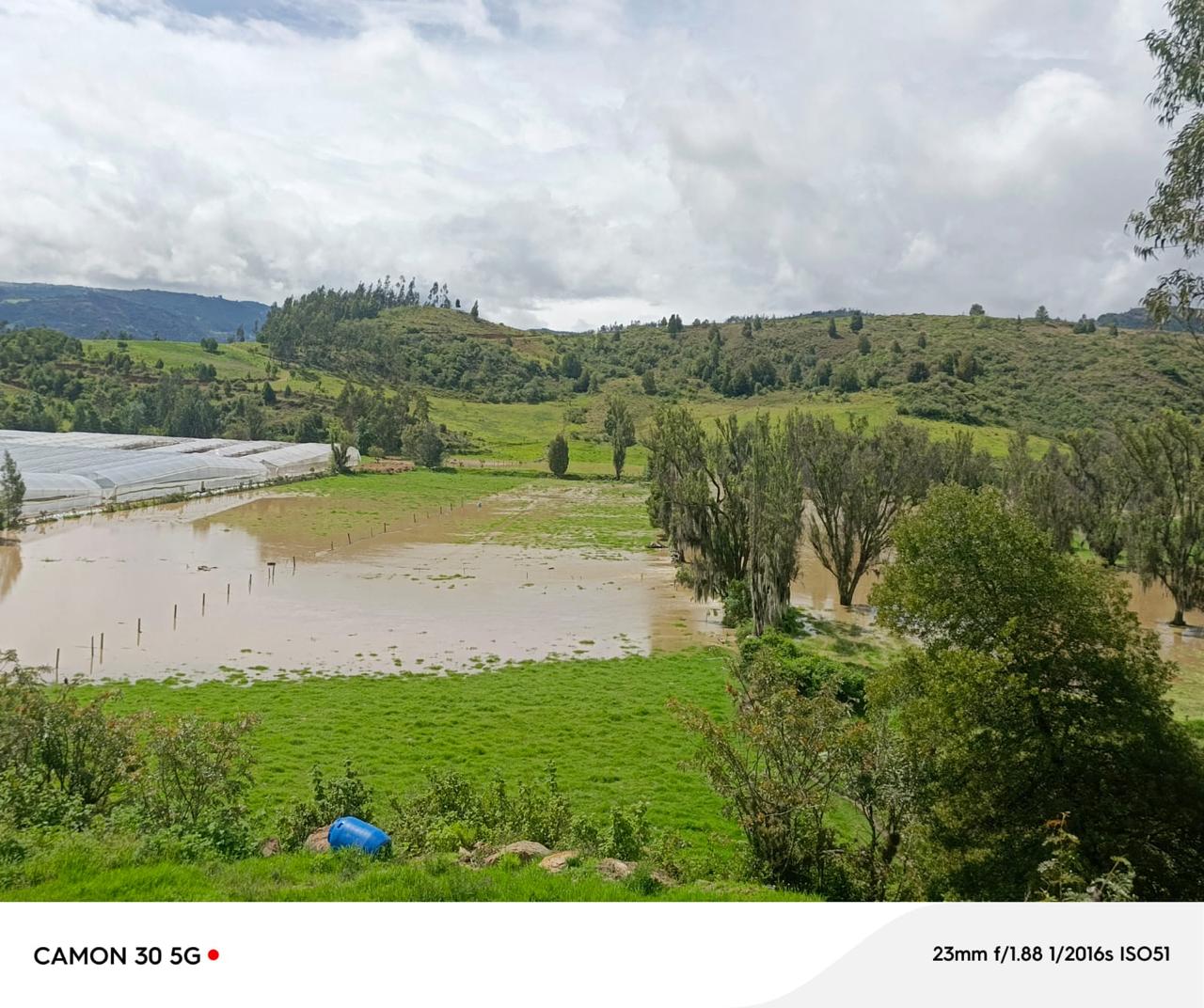 Campesinos reportan millonarias pérdidas por la creciente que afecta varias veredas de la provincia de Sugamuxi