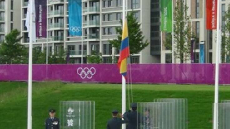 Colombia fue recibida oficialmente en Villa Olímpica de Londres