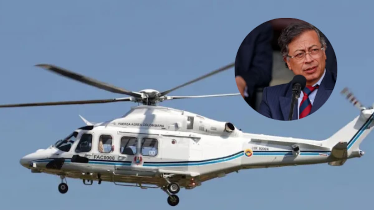 Petro anuncia demanda contra firma italiana que suspende mantenimiento al helicóptero presidencial