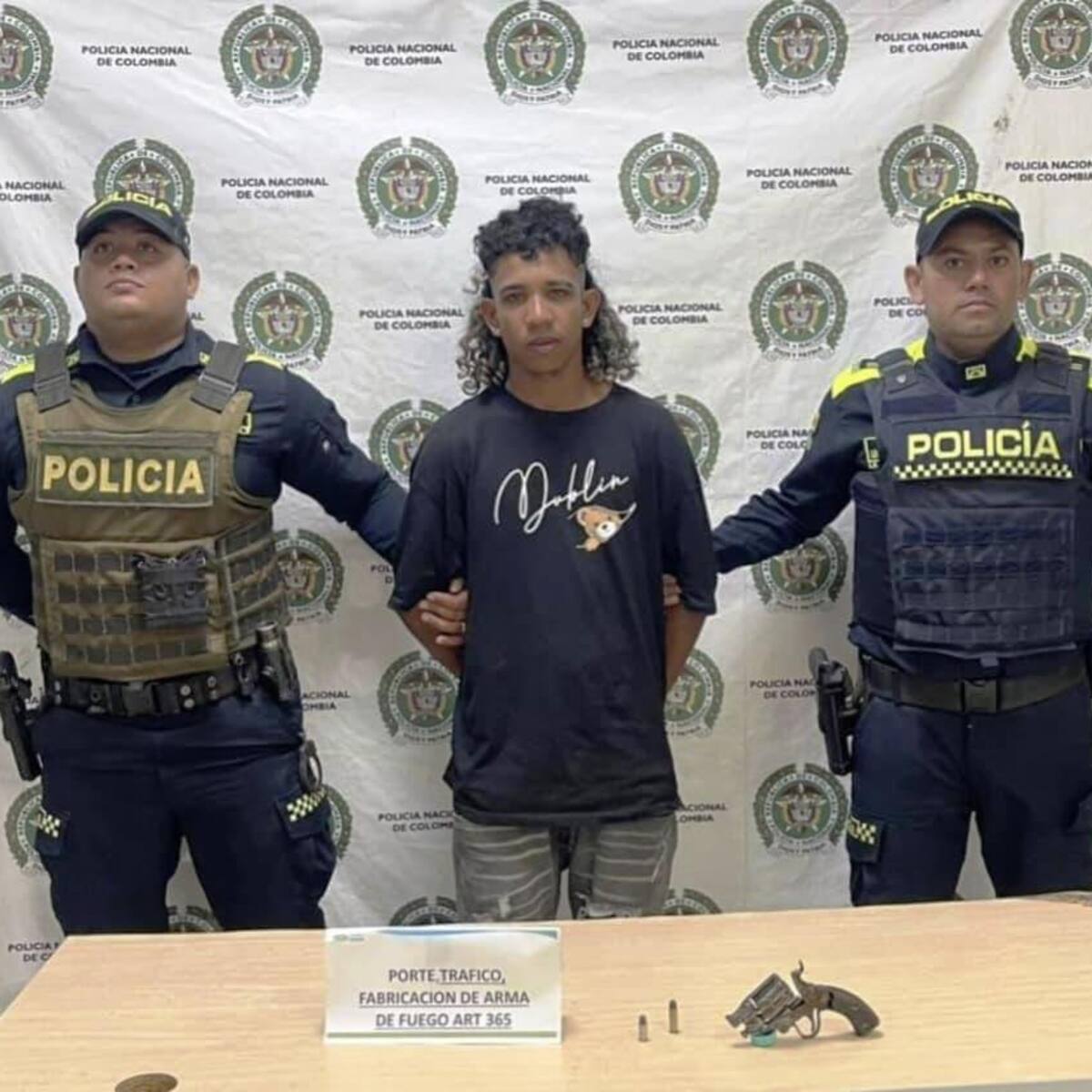 Capturado con un arma de fuego artesanal en el barrio Bellavista, Arjona