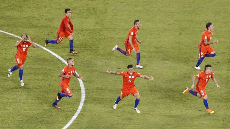 Reviva la tanda de penales que consagró a Chile como campeón de América