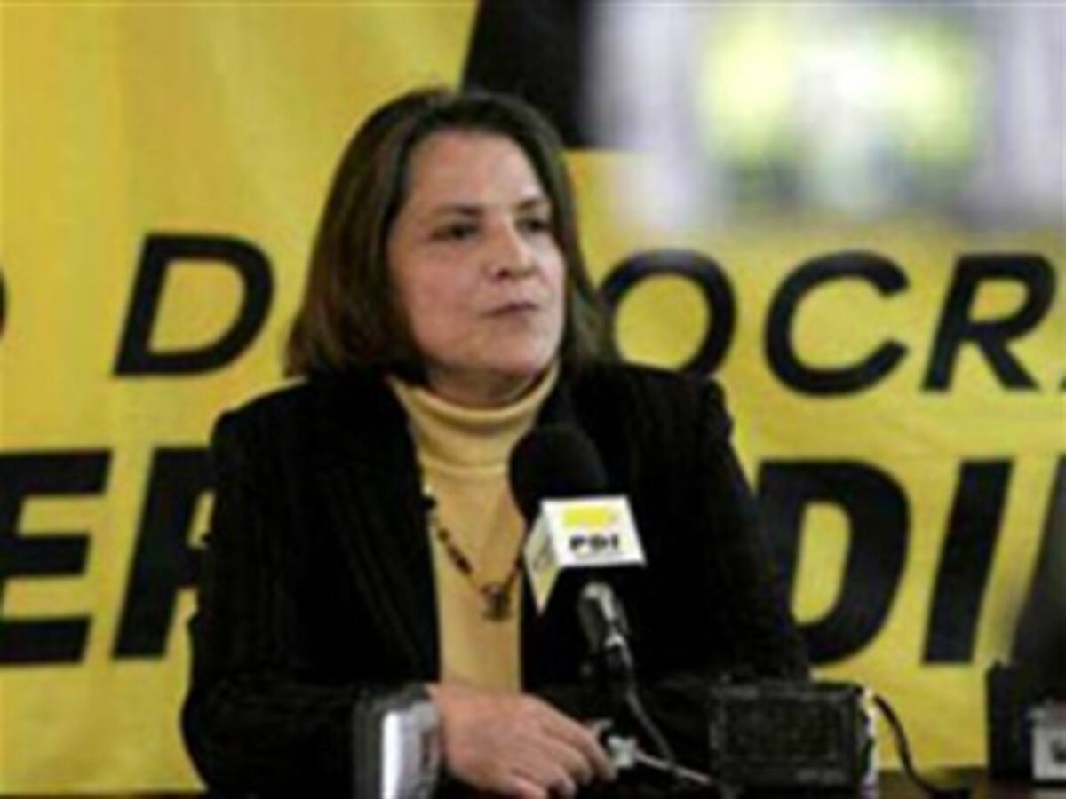 Clara López quiere seguir siendo la Presidenta del Polo Democrático