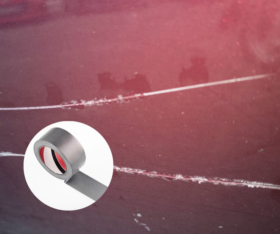 Carro Rayado y cinta adhesiva plateada (Getty Images).