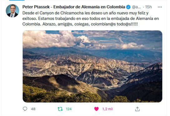 Trino sobre el cañón del Chicamocha